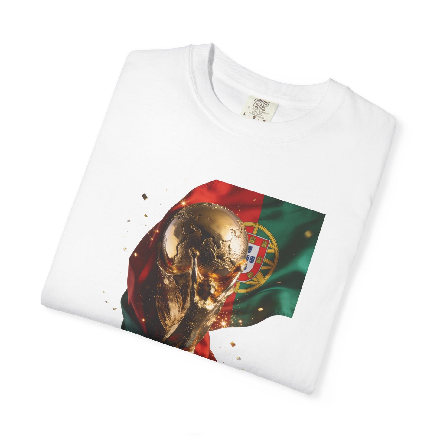 Portugal Football 'Taça de Glória' Wrapped Trophy Emblem | Premium Graphic Tee
