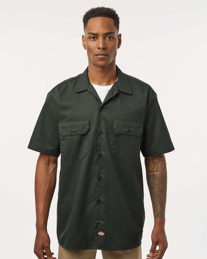 Men's Tall Short Sleeve Work Shirt