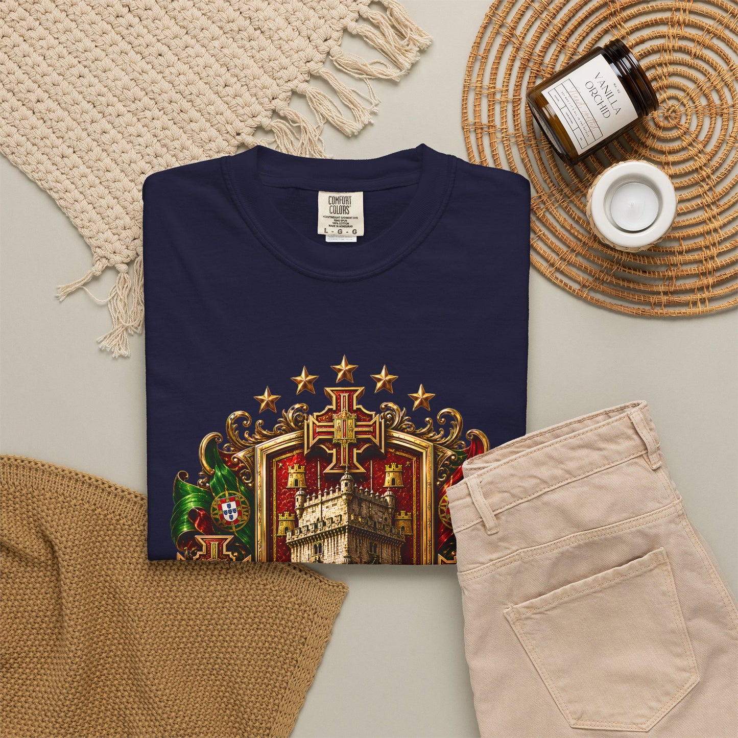 Portugal Football World Cup 2026 'Cidadela de Glória' Imperial Crest | Premium Graphic Tee
