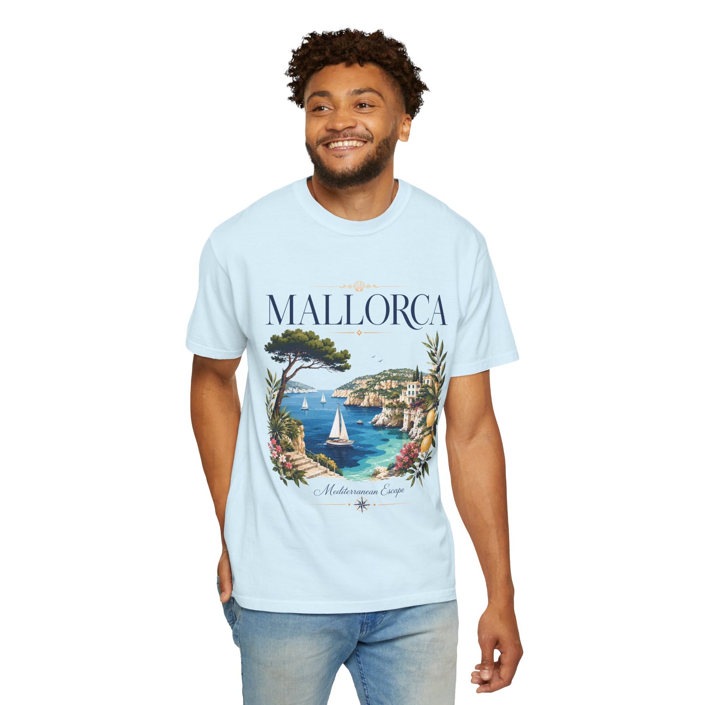 Mallorca Mediterranean Escape – Coastal Paradise | Premium Summer Tee
