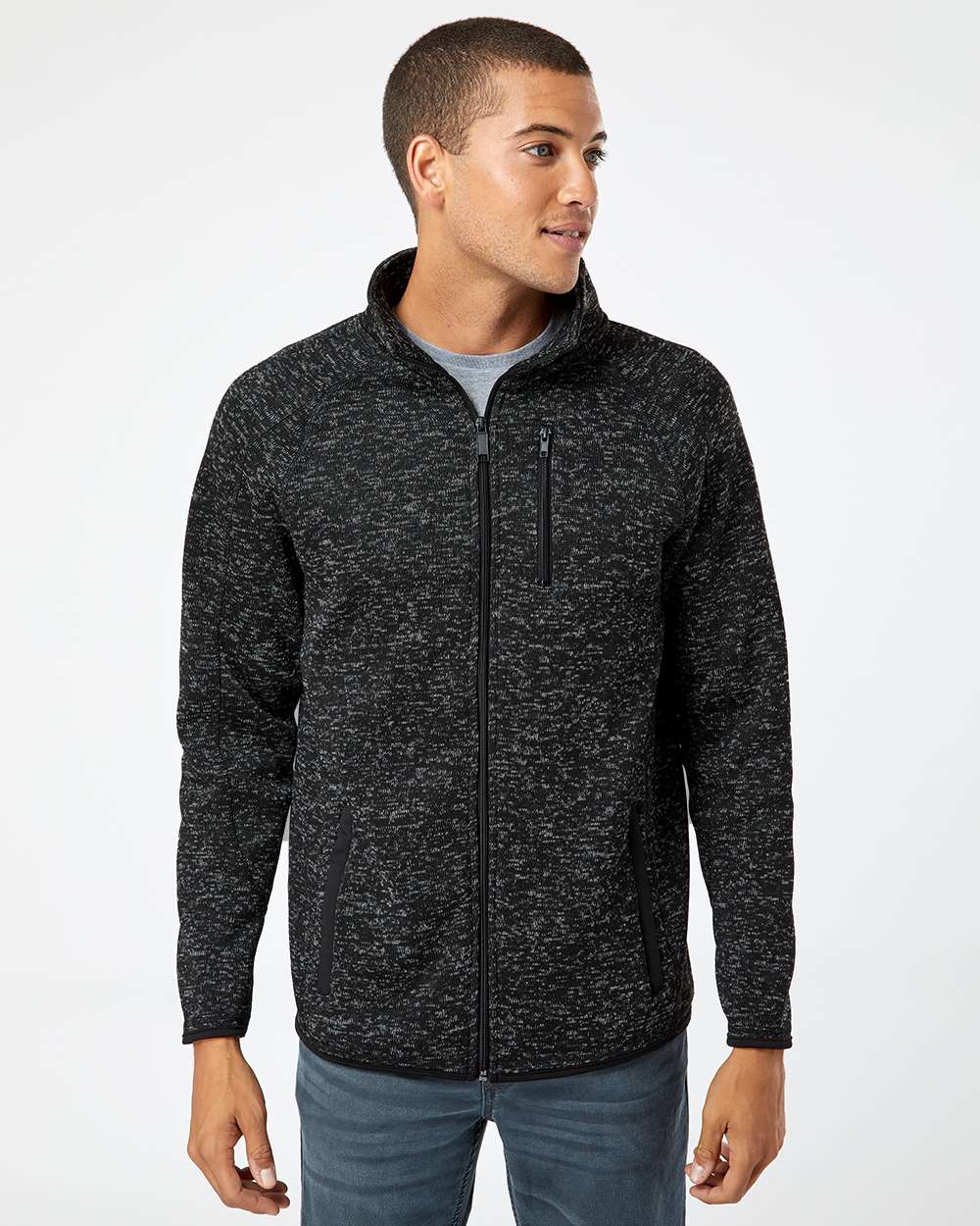 Men's Sweater Knit Jacket