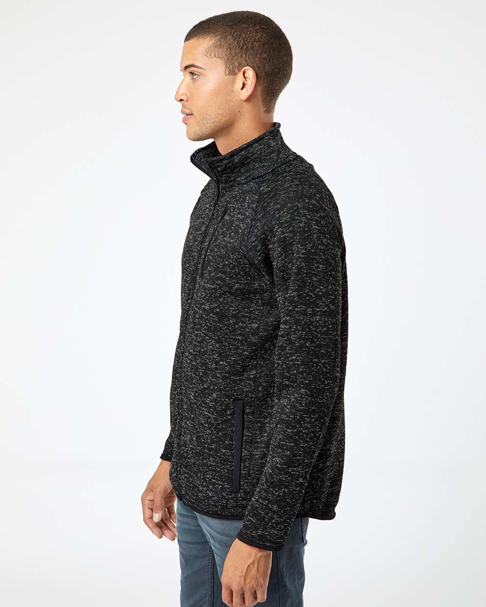 Men's Sweater Knit Jacket