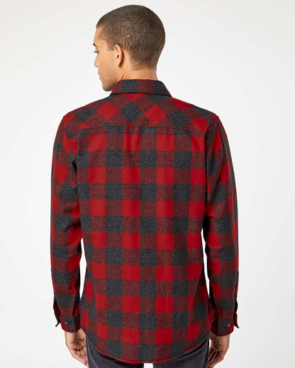 Men's Snap Front Plaid Flannel Shirt