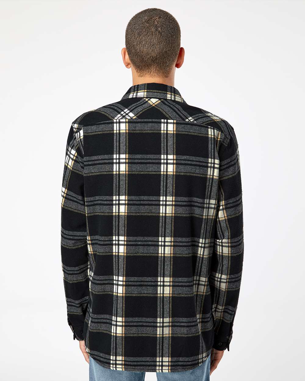 Men's Open Pocket Flannel Shirt