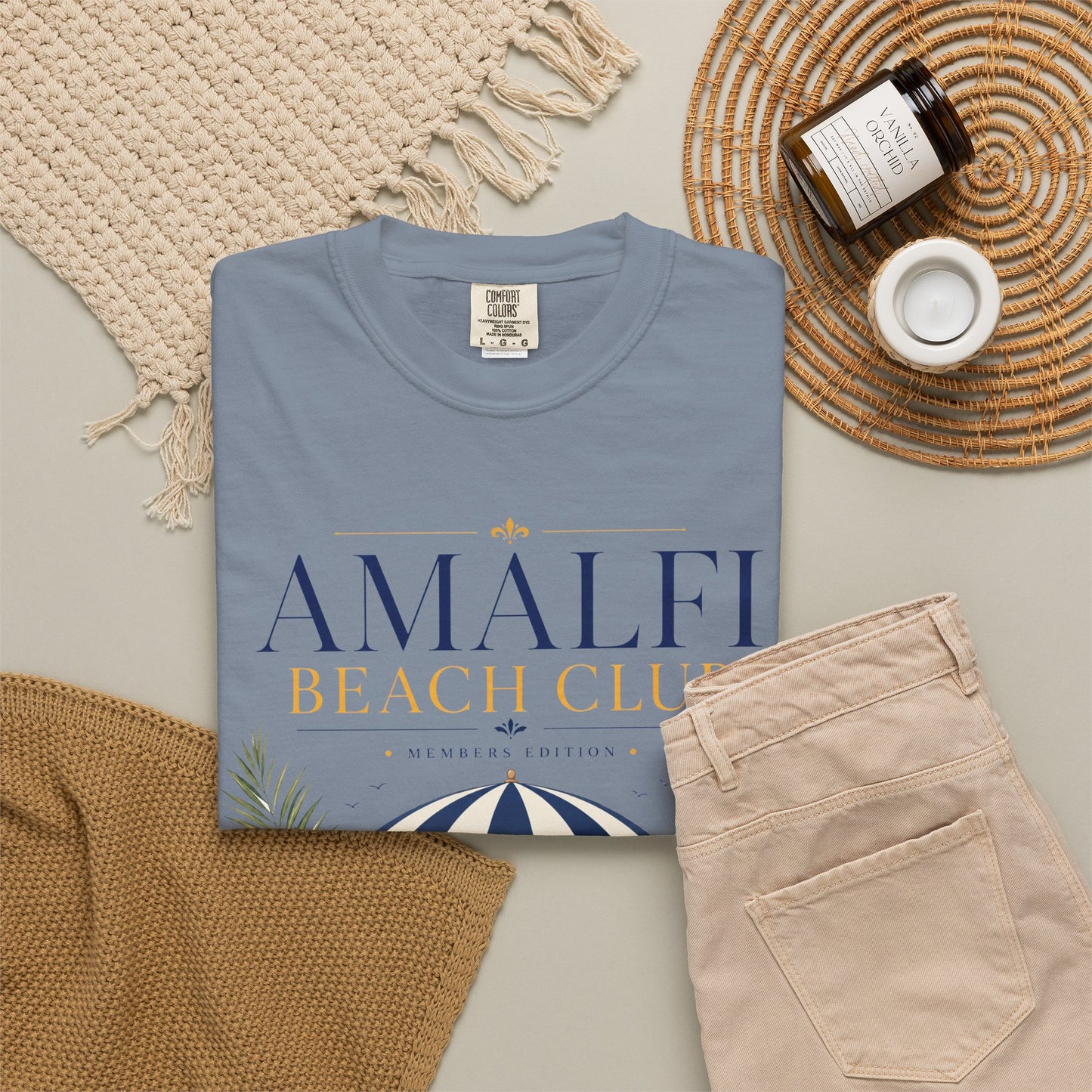 Amalfi Beach Club – Members Edition | Premium Summer Tee