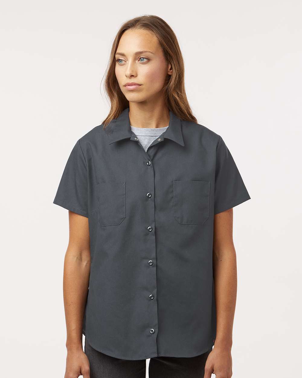 Women's Industrial Short Sleeve Work Shirt
