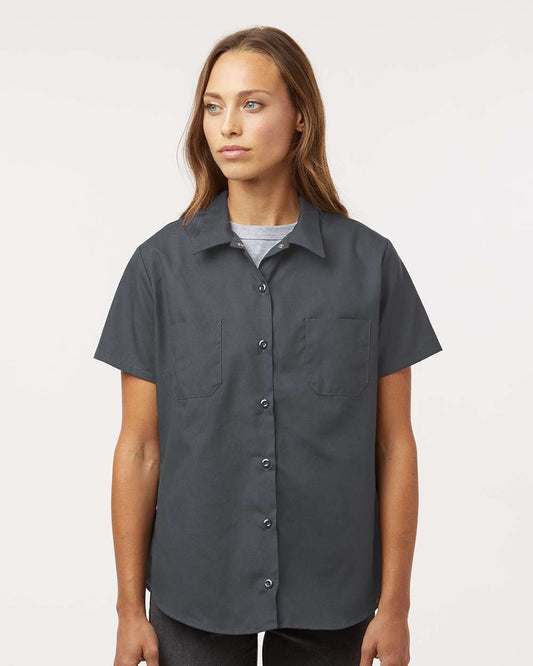 Women's Industrial Short Sleeve Work Shirt