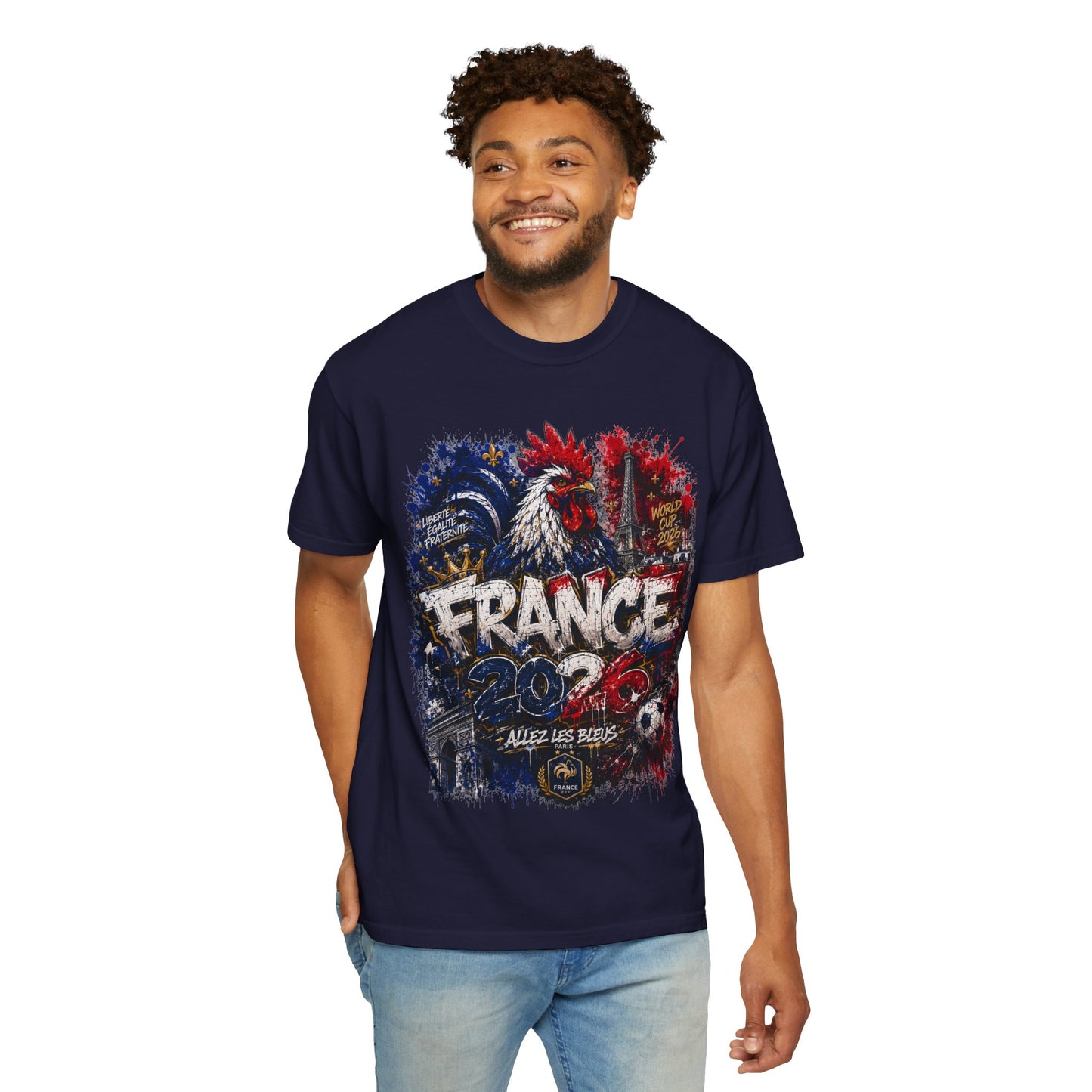 France Football 'Les Bleus' Street Graffiti – World Cup 2026 | Premium Graphic Tee