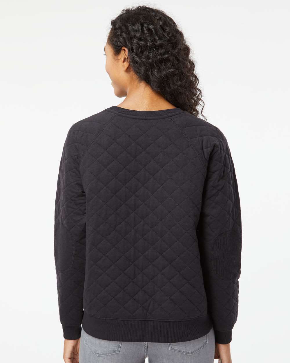 Women's Quilted Crewneck Pullover