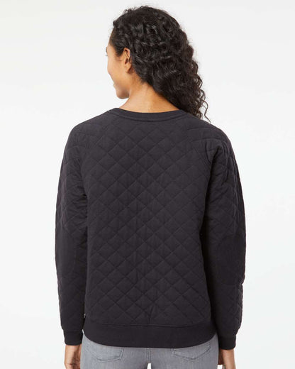 Women's Quilted Crewneck Pullover