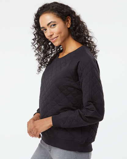 Women's Quilted Crewneck Pullover