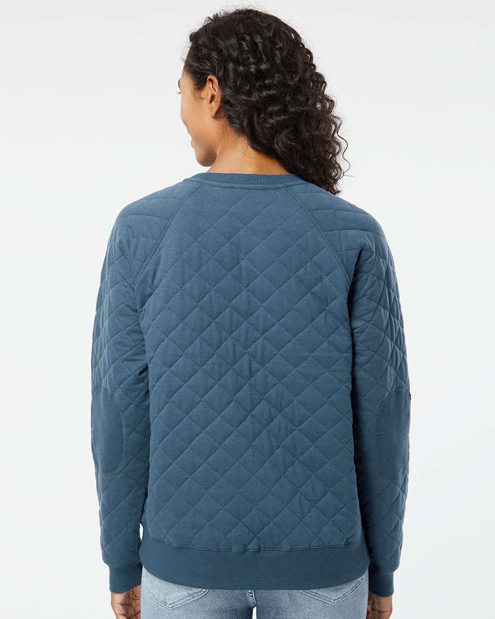 Women's Quilted Crewneck Pullover