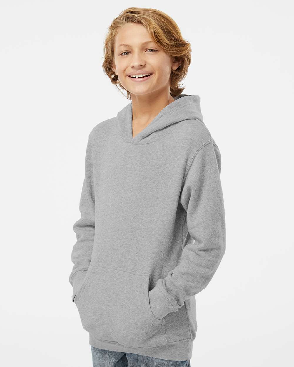 Youth Triblend Fleece Hooded Sweatshirt