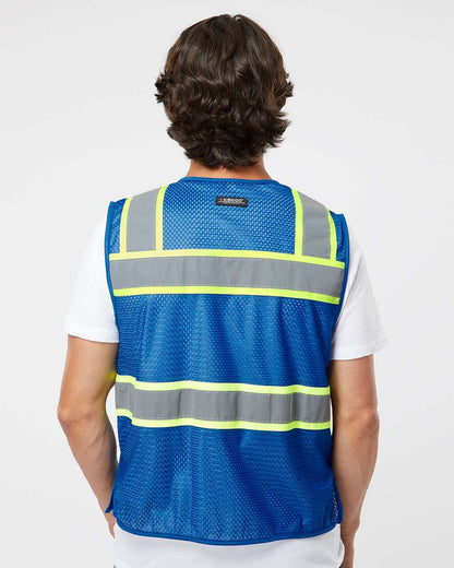Unisex EV SeriesÂ® Enhanced Visibility 3 Pocket Mesh Vest