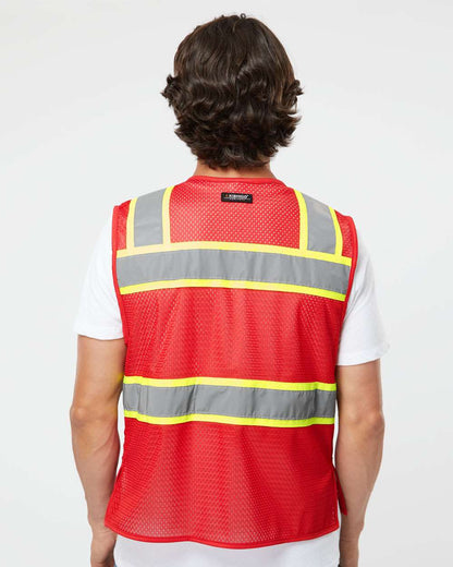 Unisex EV SeriesÂ® Enhanced Visibility 3 Pocket Mesh Vest
