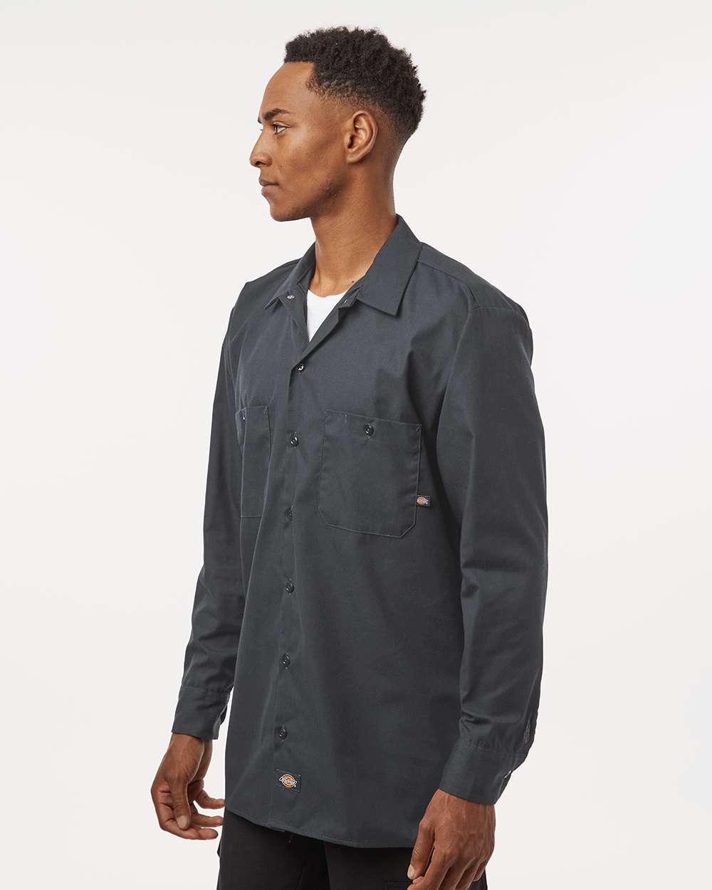 Men's Tall Industrial Long Sleeve Work Shirt