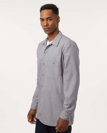 Men's Tall Industrial Long Sleeve Work Shirt