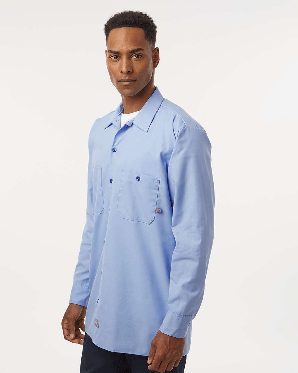 Men's Tall Industrial Long Sleeve Work Shirt
