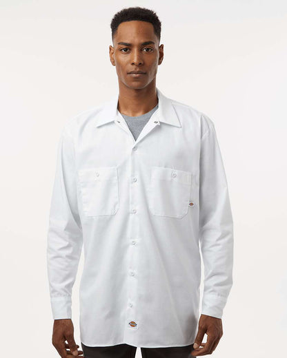Men's Tall Industrial Long Sleeve Work Shirt