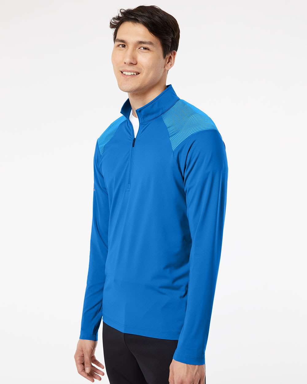 Men's Ultimate365 Lightweight Shoulder Stripe Quarter-Zip Pullover