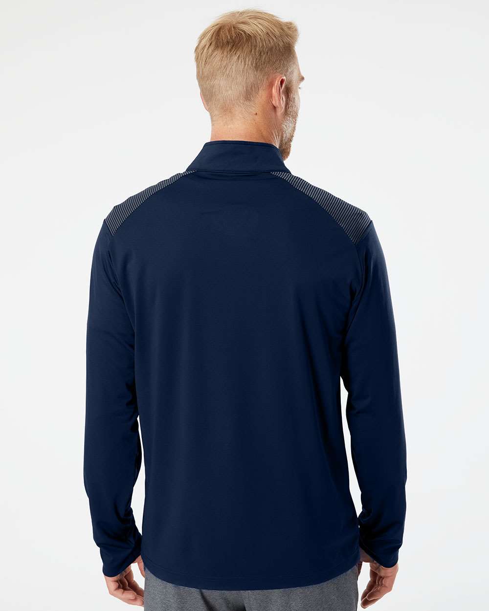 Men's Ultimate365 Lightweight Shoulder Stripe Quarter-Zip Pullover