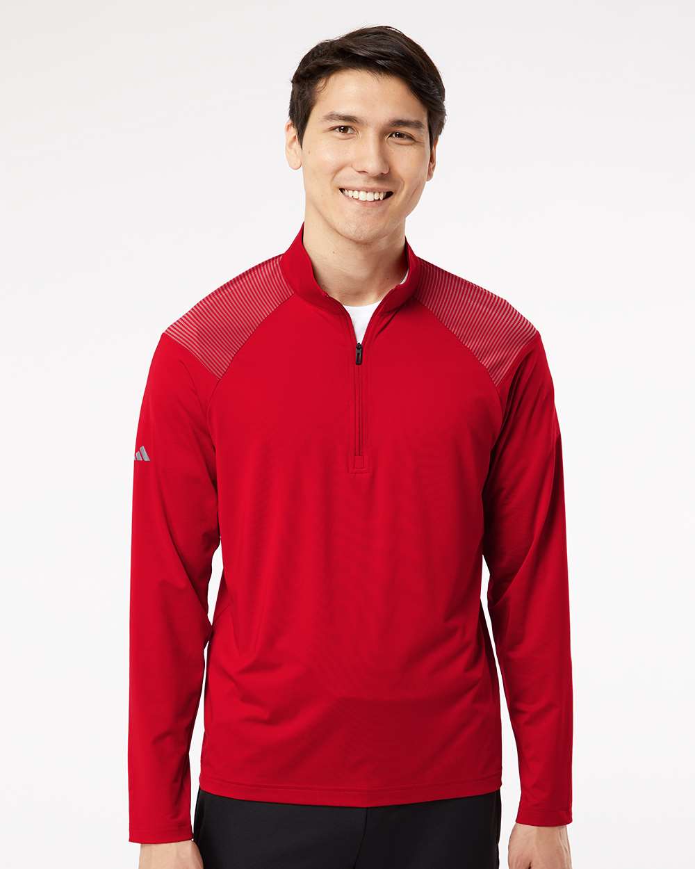 Men's Ultimate365 Lightweight Shoulder Stripe Quarter-Zip Pullover