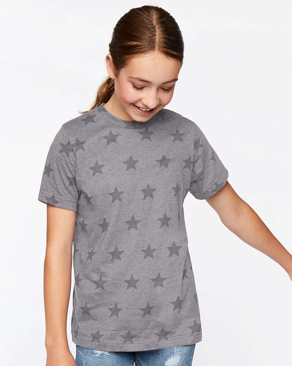 Youth Star Print Tee