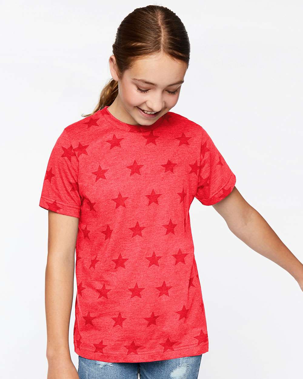 Youth Star Print Tee