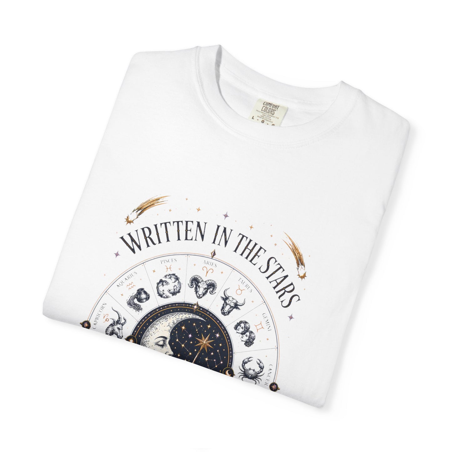 Written In The Stars Astrology Zodiac Wheel Halloween | Premium Graphic Tee