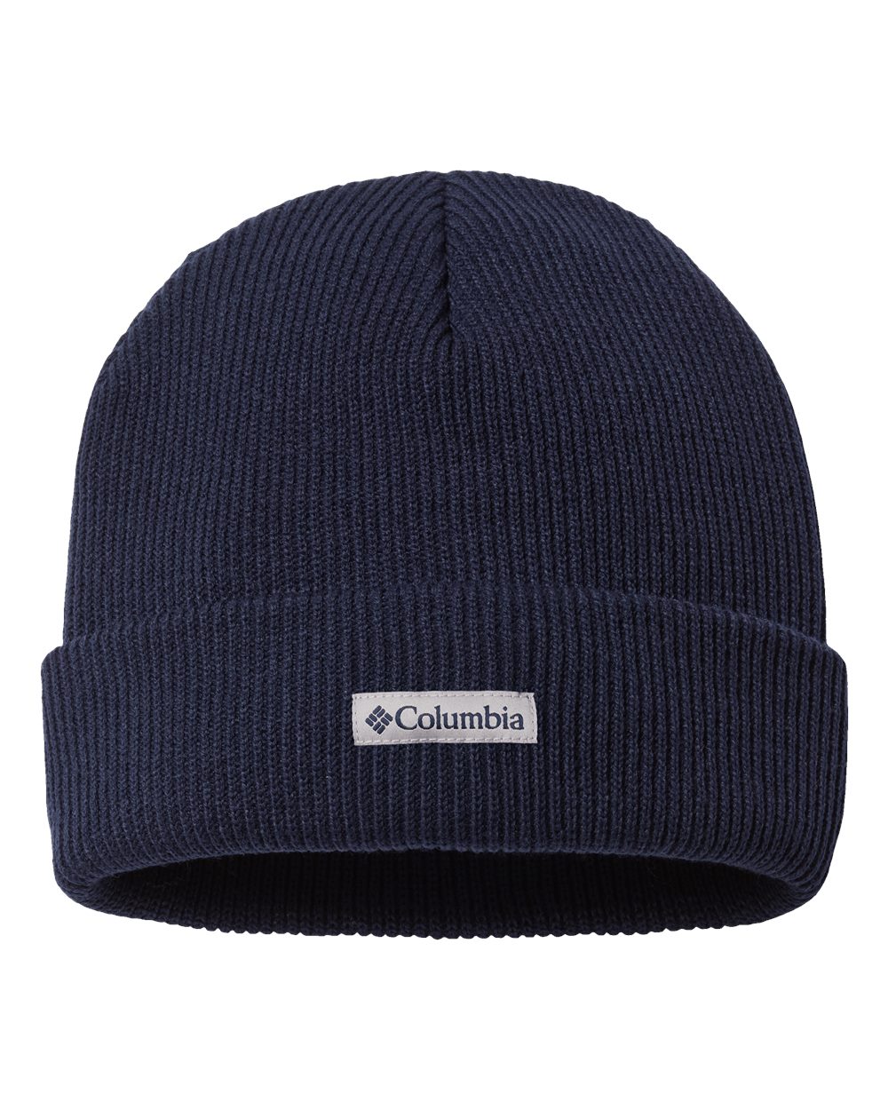 Columbia Unisex Whirlibird Cuffed Beanie, Dark Nocturnal/Nocturnal Marled/Logo, One Size