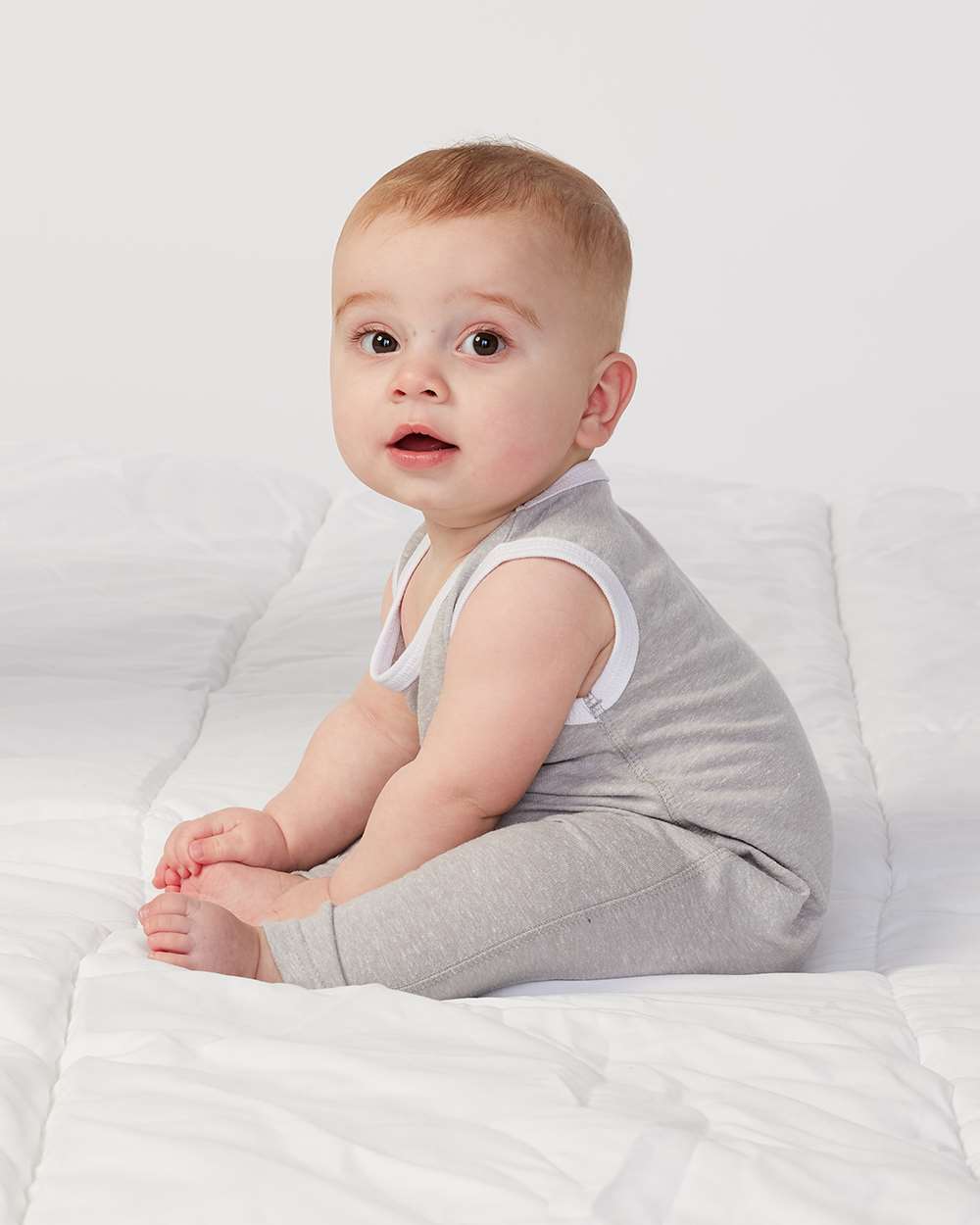 Infant Harborside MÃ©lange Tank Romper