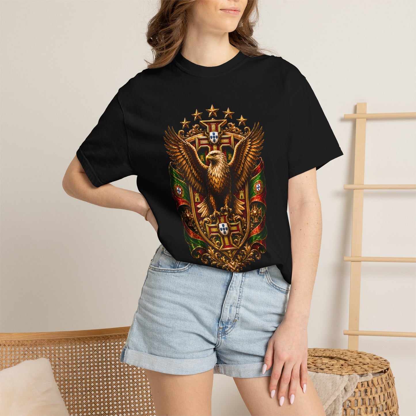🇵🇹 Portugal Football World Cup 2026 'Cruz de Portugal' Imperial Shield | Premium Graphic Tee