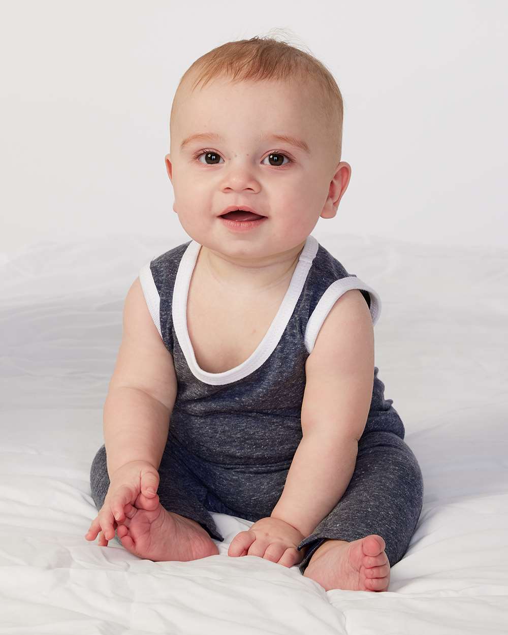 Infant Harborside MÃ©lange Tank Romper