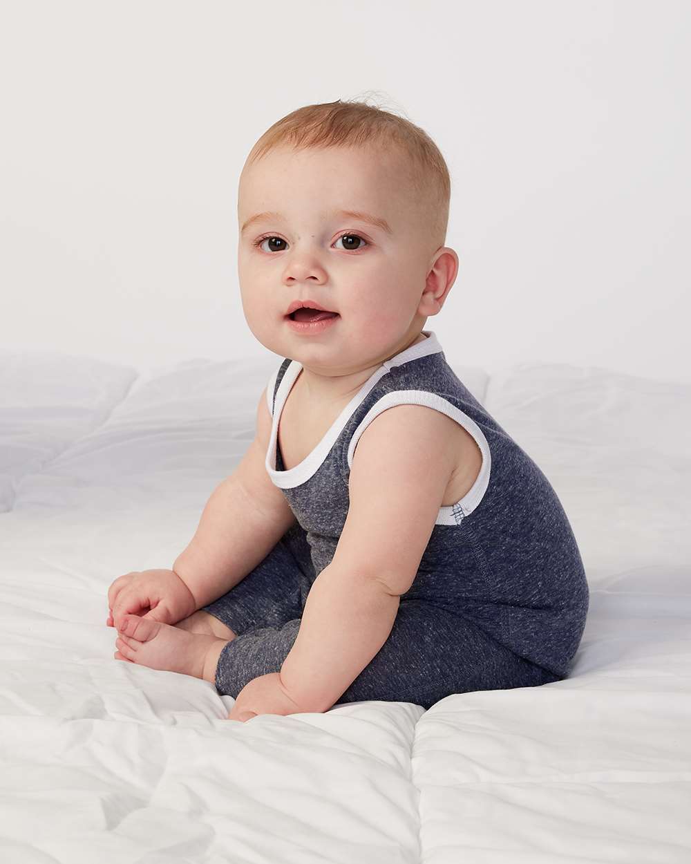 Infant Harborside MÃ©lange Tank Romper