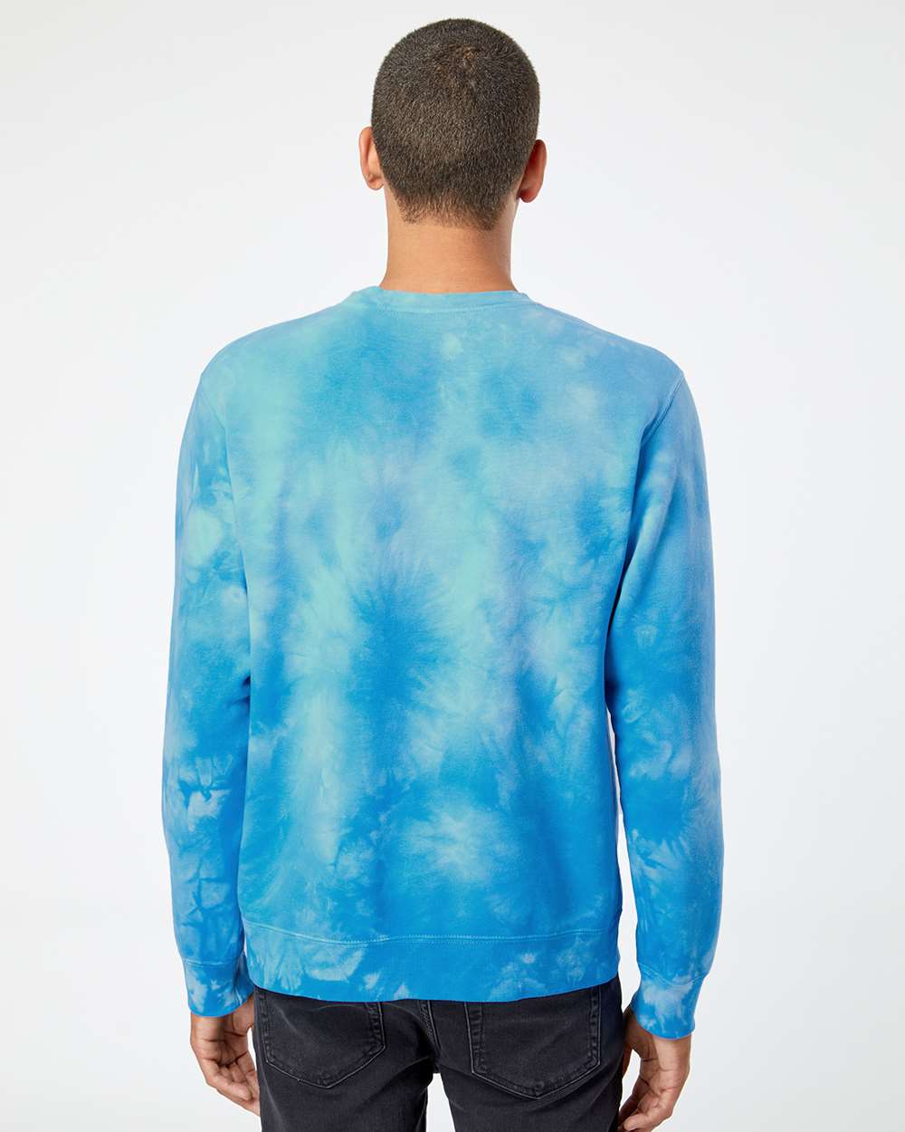 Unisex Midweight Tie-Dyed Crewneck Sweatshirt