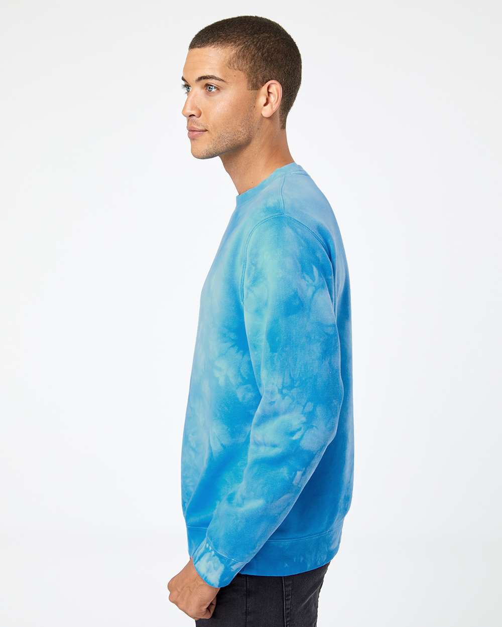 Unisex Midweight Tie-Dyed Crewneck Sweatshirt