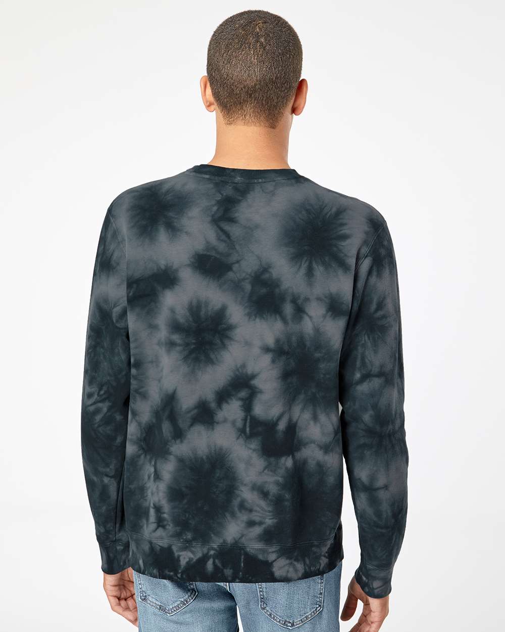 Unisex Midweight Tie-Dyed Crewneck Sweatshirt