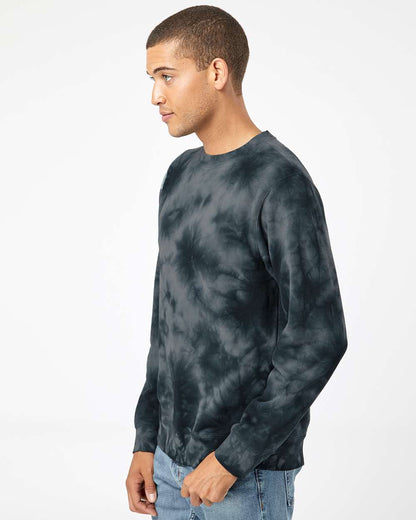 Unisex Midweight Tie-Dyed Crewneck Sweatshirt