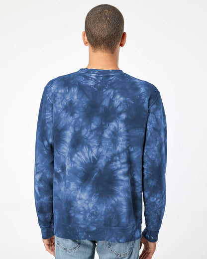 Unisex Midweight Tie-Dyed Crewneck Sweatshirt