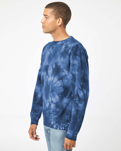 Unisex Midweight Tie-Dyed Crewneck Sweatshirt