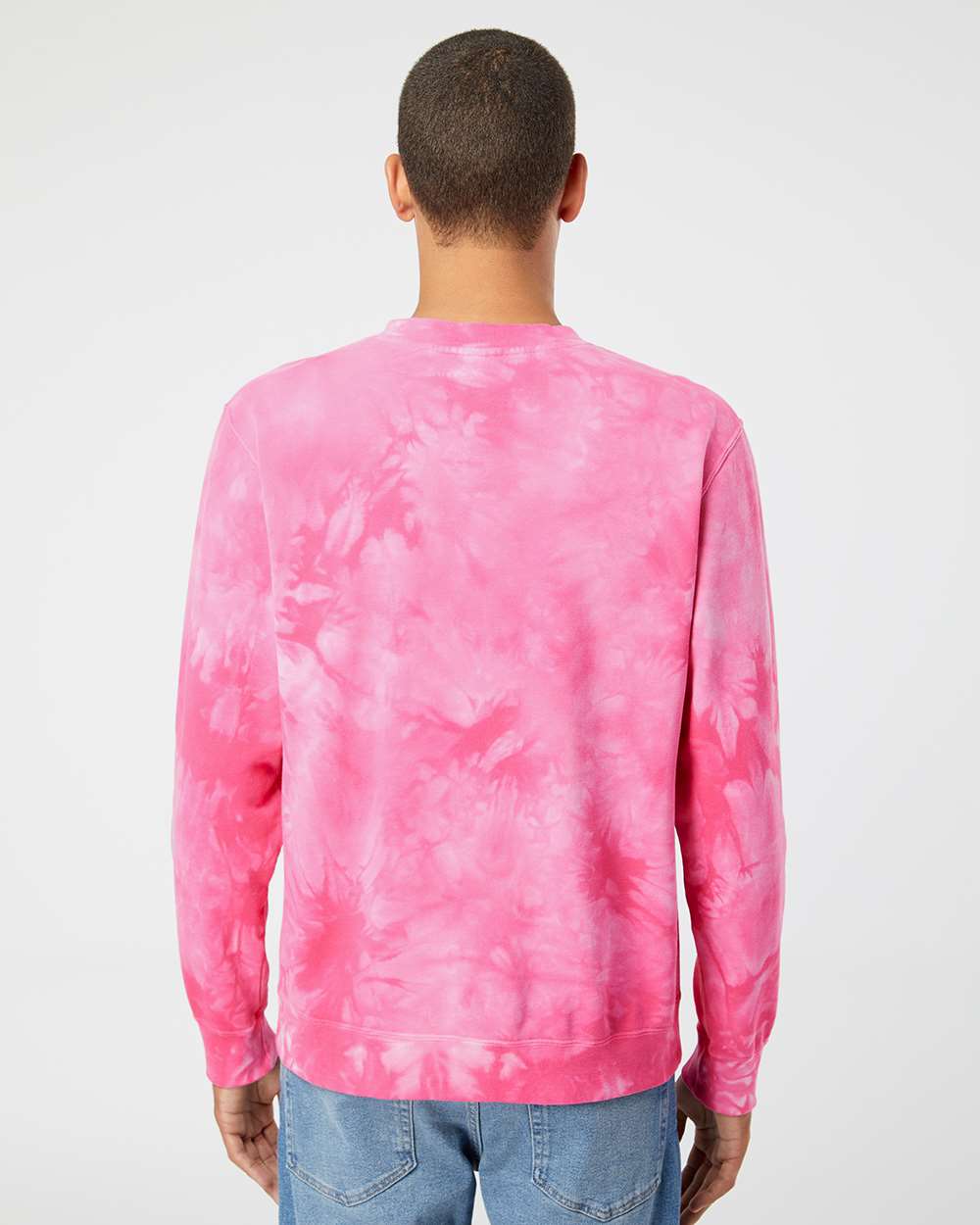 Unisex Midweight Tie-Dyed Crewneck Sweatshirt