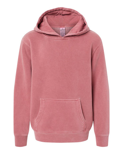 Independent Trading Co. PRM1500Y Youth Midweight Pigment-Dyed Hooded Sweatshirt