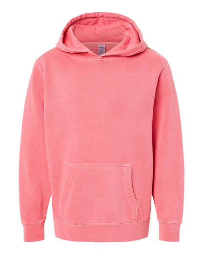 Independent Trading Co. PRM1500Y Youth Midweight Pigment-Dyed Hooded Sweatshirt