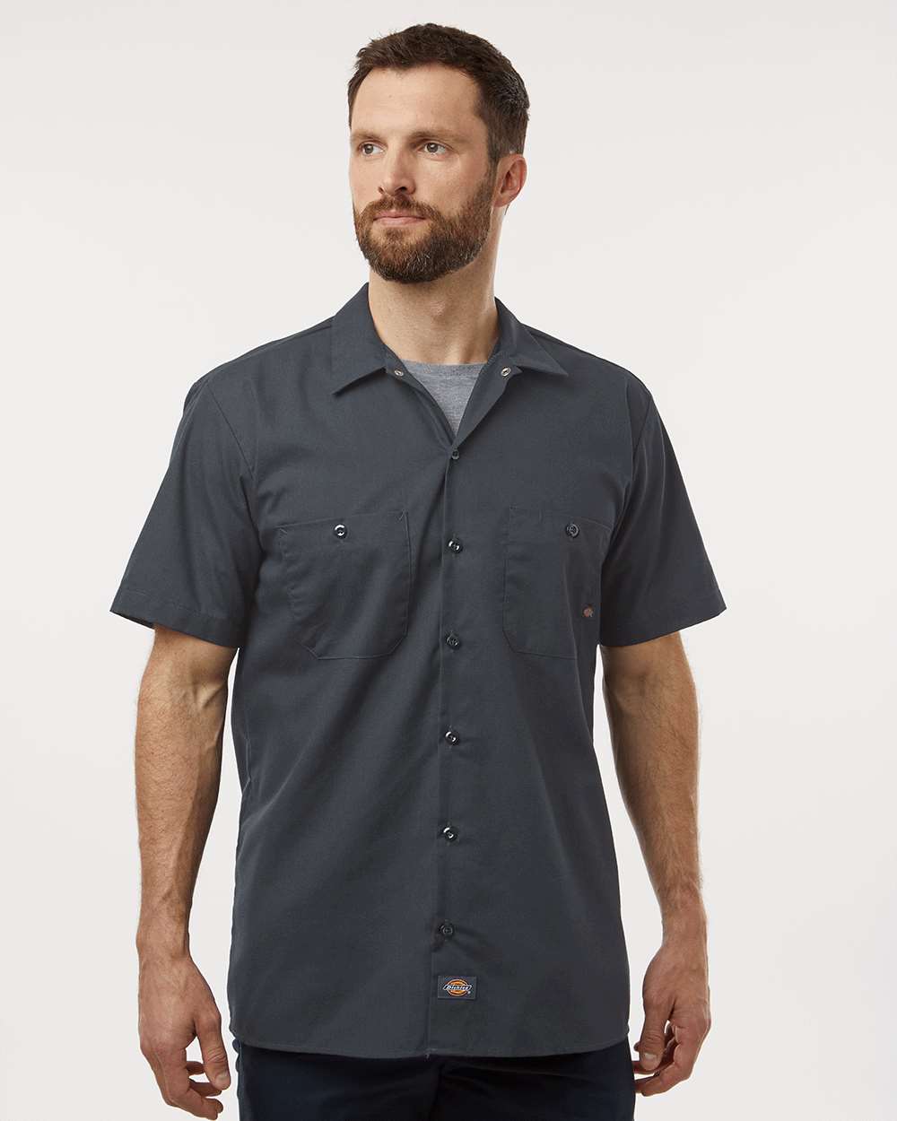 Men's Industrial Short Sleeve Work Shirt