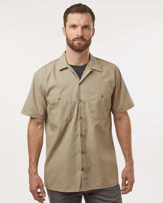 Men's Industrial Short Sleeve Work Shirt