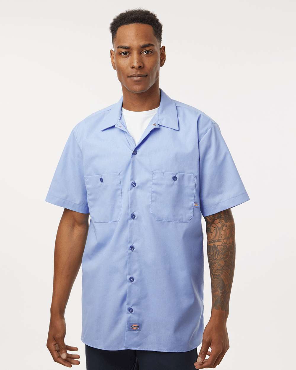 Men's Industrial Short Sleeve Work Shirt