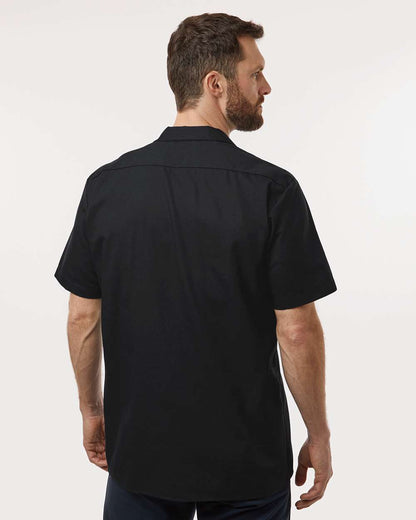 Men's Tall Industrial Short Sleeve Work Shirt