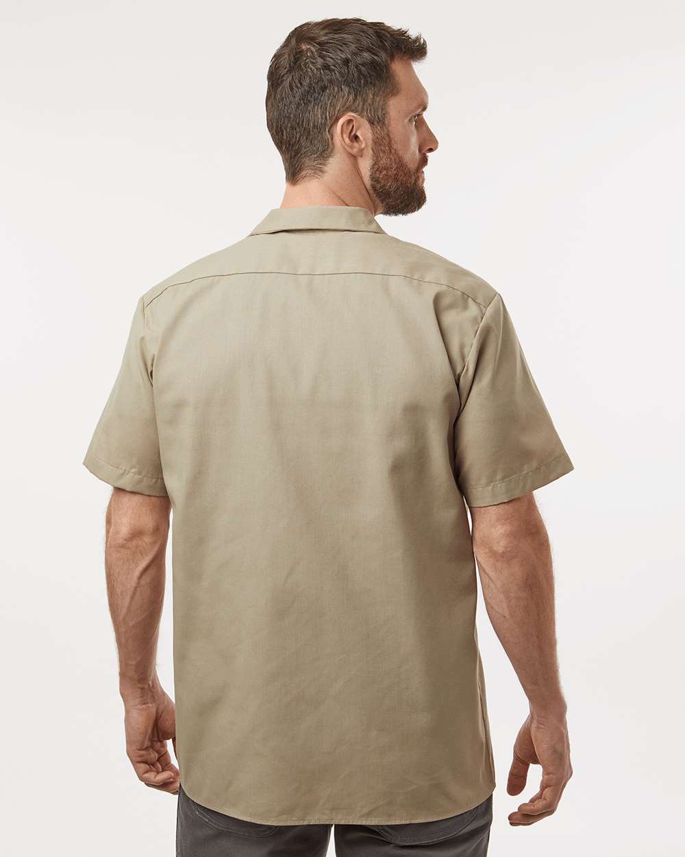 Men's Tall Industrial Short Sleeve Work Shirt
