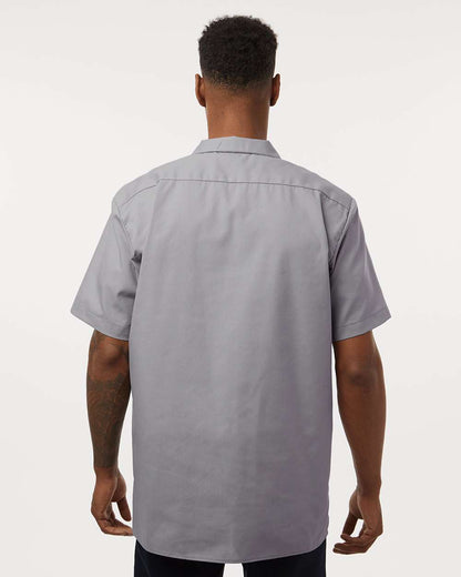 Men's Tall Industrial Short Sleeve Work Shirt