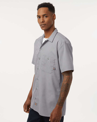 Men's Tall Industrial Short Sleeve Work Shirt